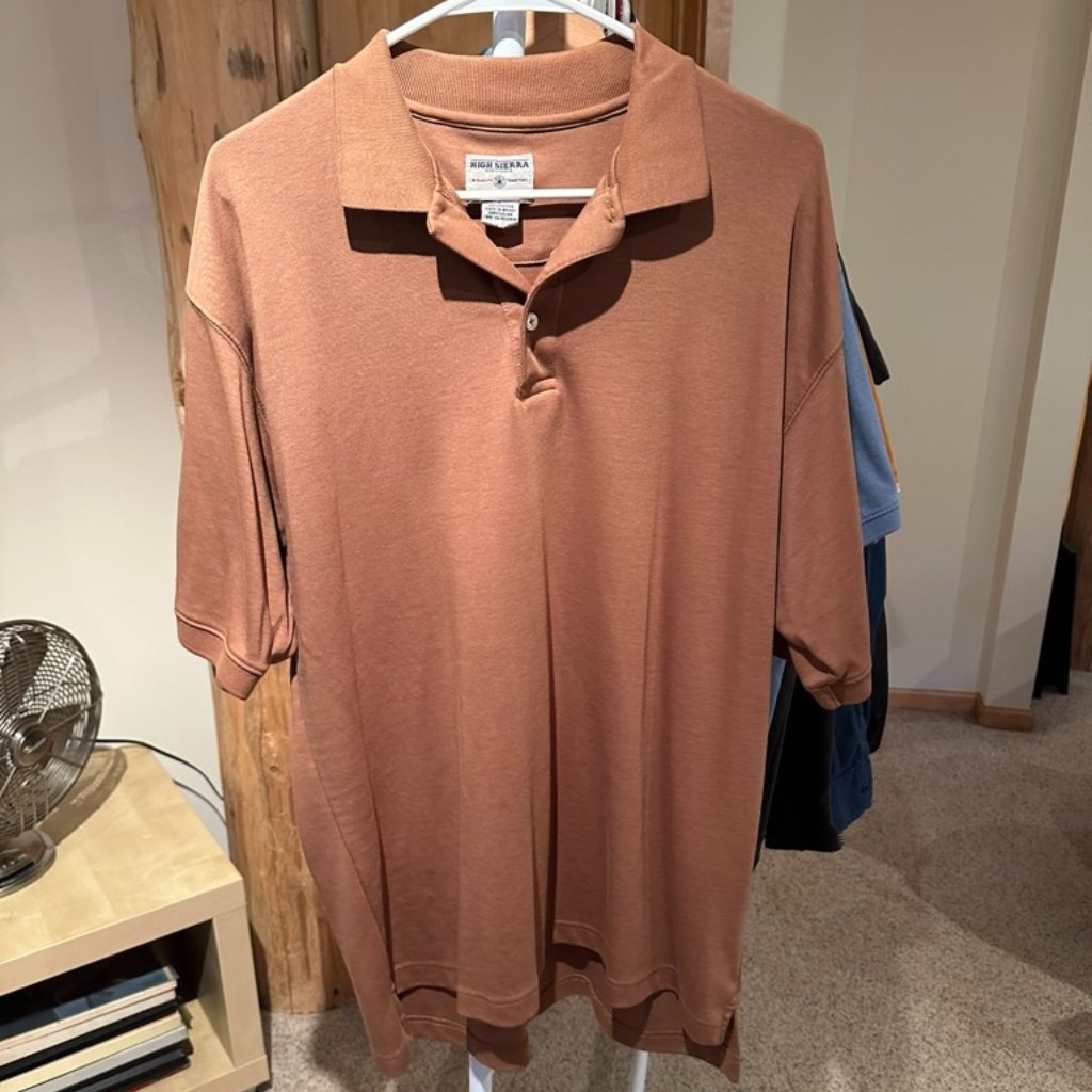 Men's High Sierra Short-Sleeve Polo Size L